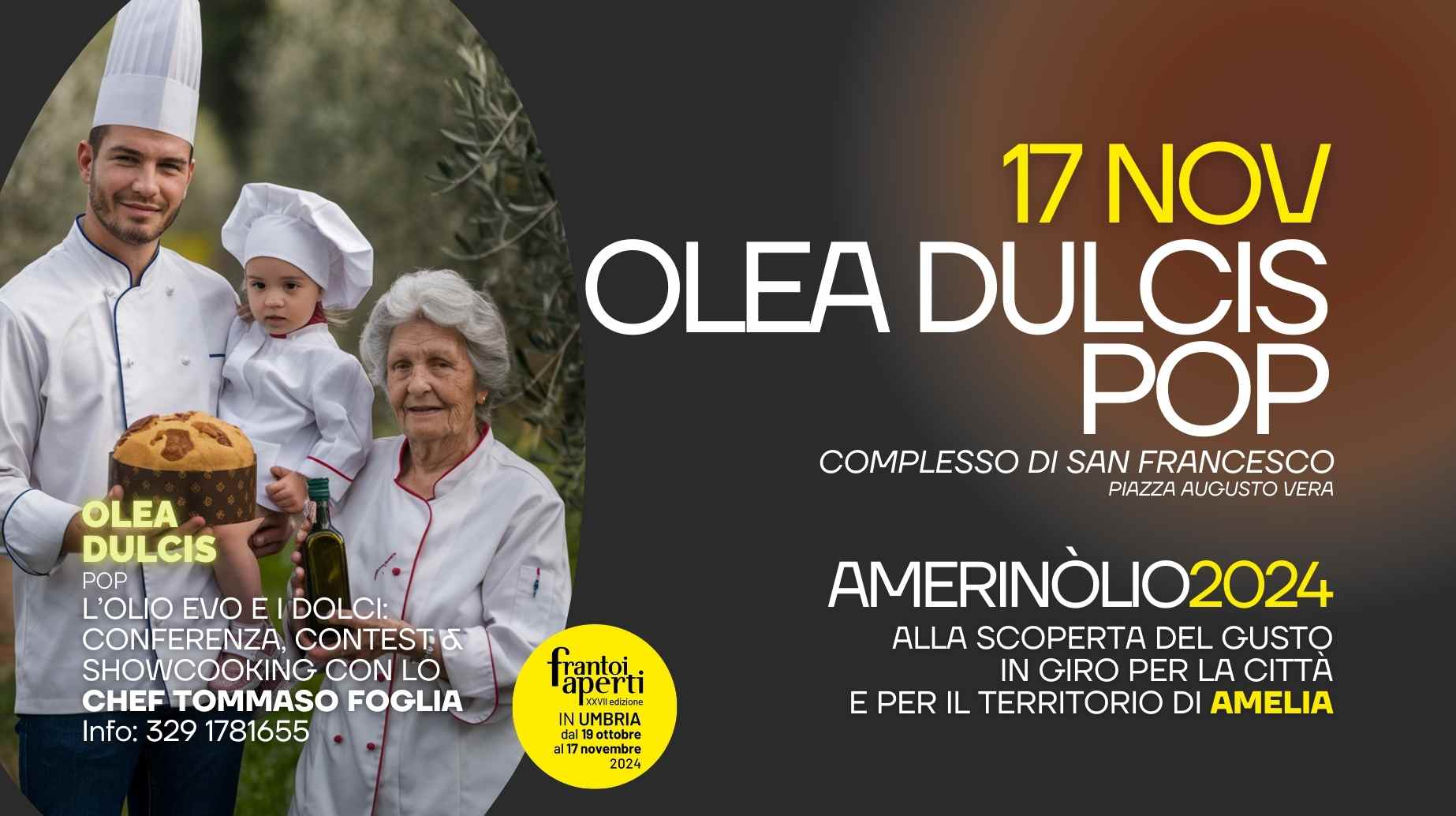 Locandina Olea Dulcis Pop